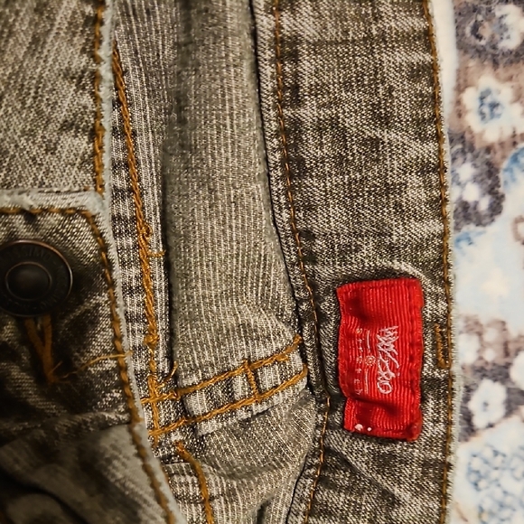 Mossimo Supply Co. Khaki Flare & Wide Leg Jeans - Picture 3 of 6